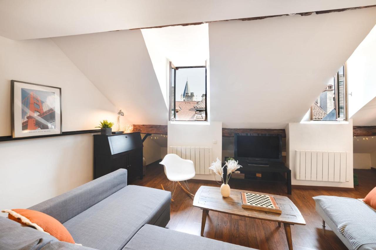 Le Philosophe - Flat In The Heart Of Annecy'S Old Town Lägenhet Exteriör bild